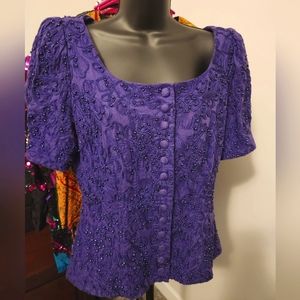 Beaded Vintage Top